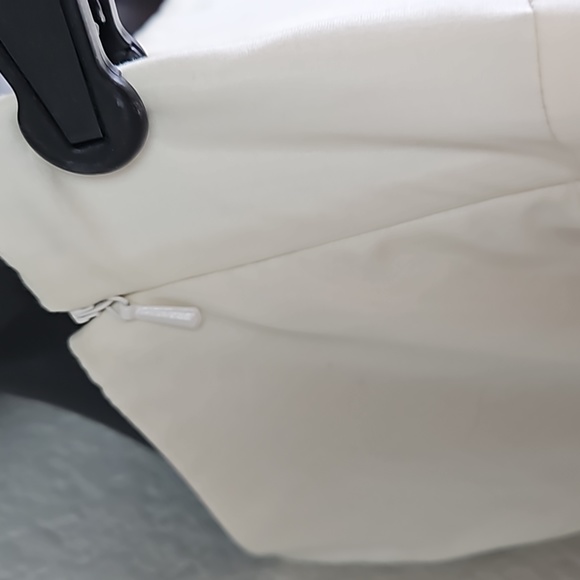 White House Black Market NWT Women's Cream Floral Silk Blend Strapless Dress 10 - Picture 7 of 11